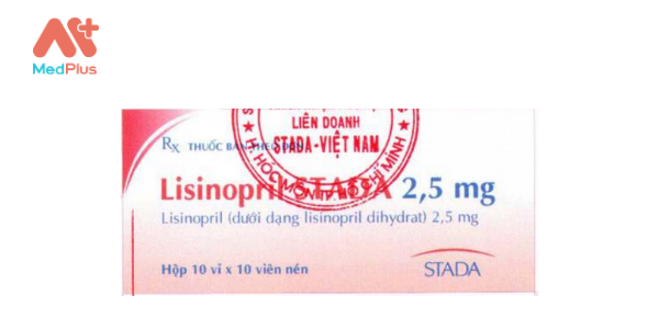 Thuốc Lisinopril Stada 2,5 mg