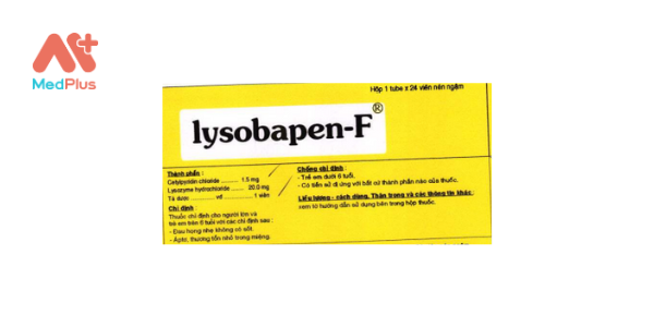 Thuốc Lysobapen-F: Liều dùng, lưu ý, hướng dẫn sử dụng, tác dụng phụ - Medplus.vn