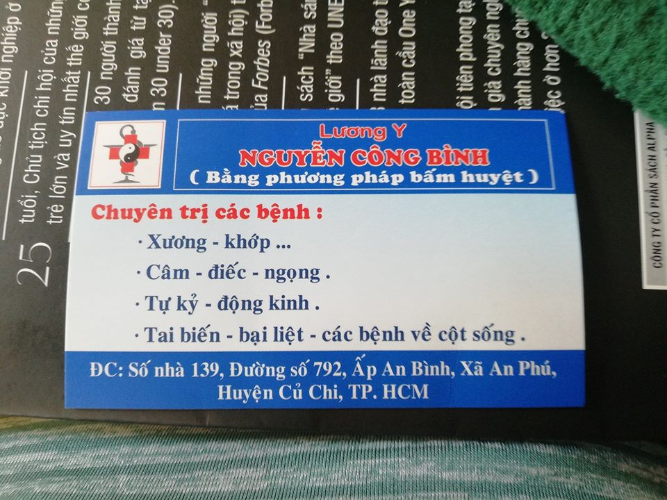 Thông tin của phòng khám lương y Nguyễn Công Bình