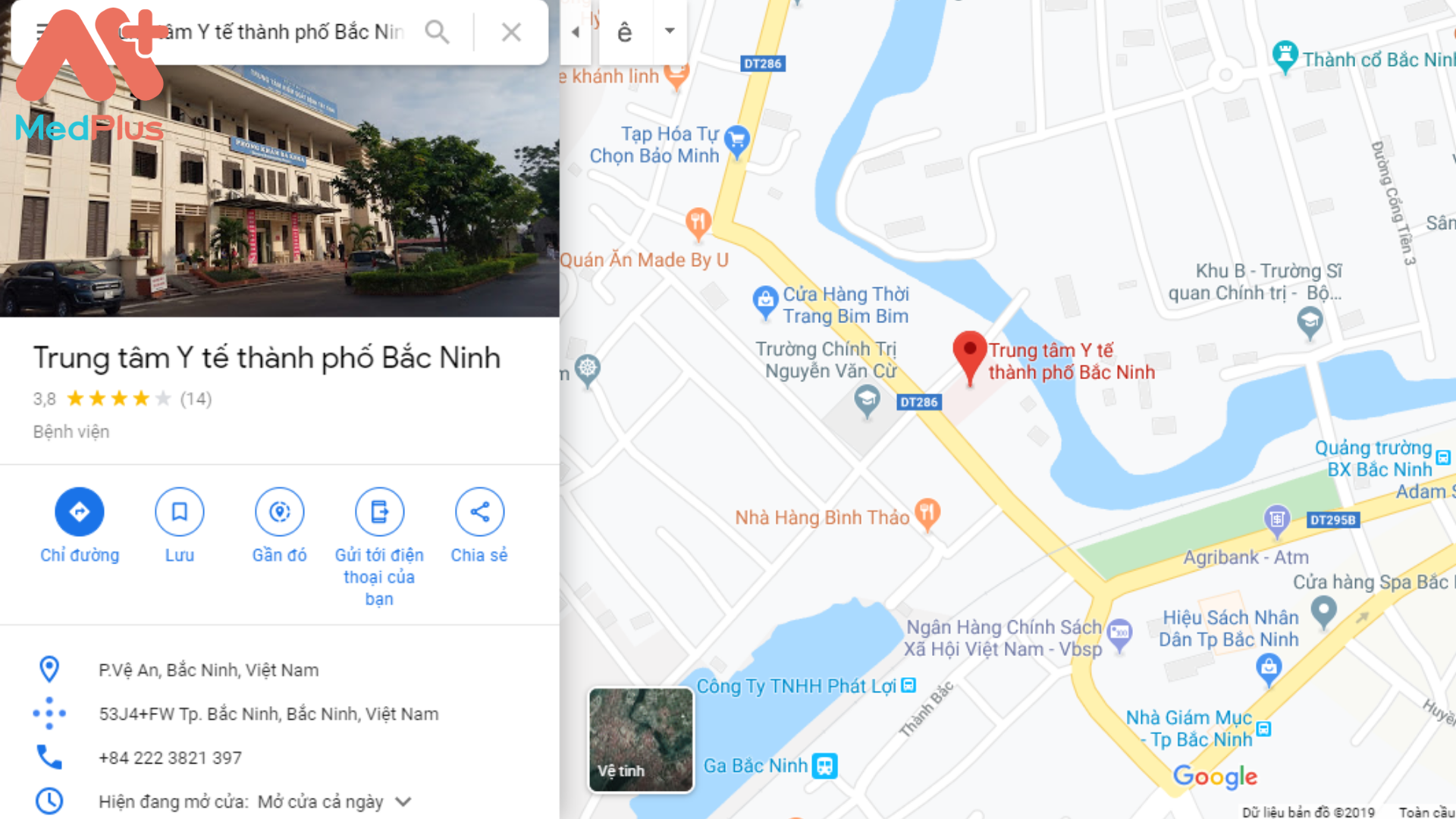 Địa chỉ Trung tâm y tế Bắc Ninh