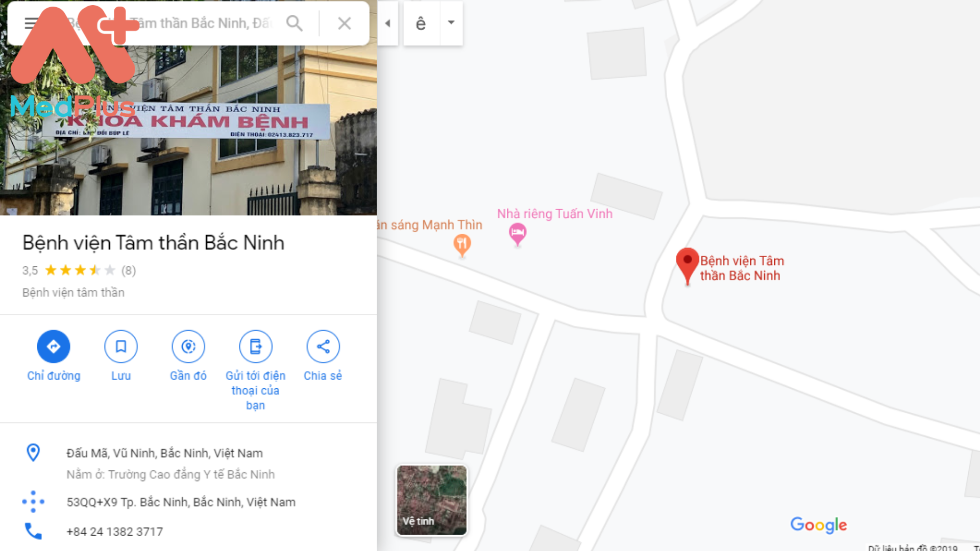Địa chỉ Bệnh viện Tâm thần Bắc Ninh