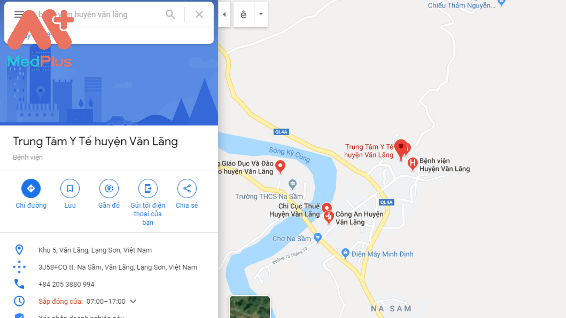 Địa chỉ bệnh viện huyện Văn Lãng - Bắc Giang