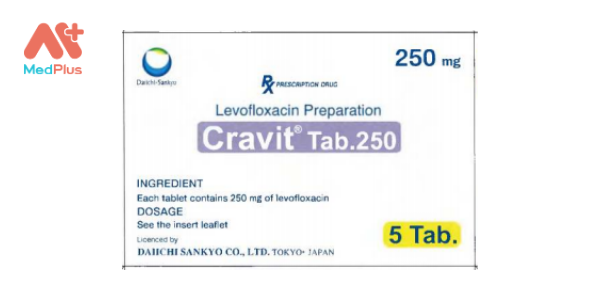 Thuốc Cravit tab 250: Liều dùng & Lưu ý, hướng dẫn sử dụng, tác dụng phụ 127 Cravit tab 250