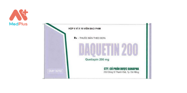 Thuốc Daquetin 200: Liều dùng & lưu ý, hướng dẫn sử dụng, tác dụng phụ 128 Daquetin 200