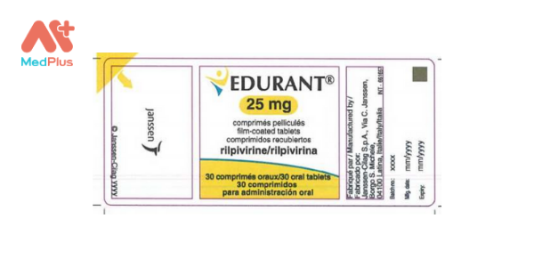 Thuốc Edurant (ETC): Liều dùng & lưu ý, hướng dẫn sử dụng, tác dụng phụ 128 Edurant