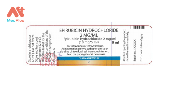 Epirubicin Hydrochloride 2mg/ml 