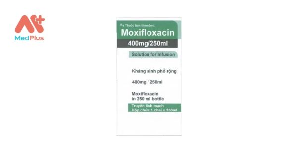 Thuốc Moxifloxacin 400mg/250ml Solution for Infusion: Liều dùng & lưu ý, hướng dẫn sử dụng, tác dụng phụ 134 Moxifloxacin 400mg/250ml Solution for Infusion