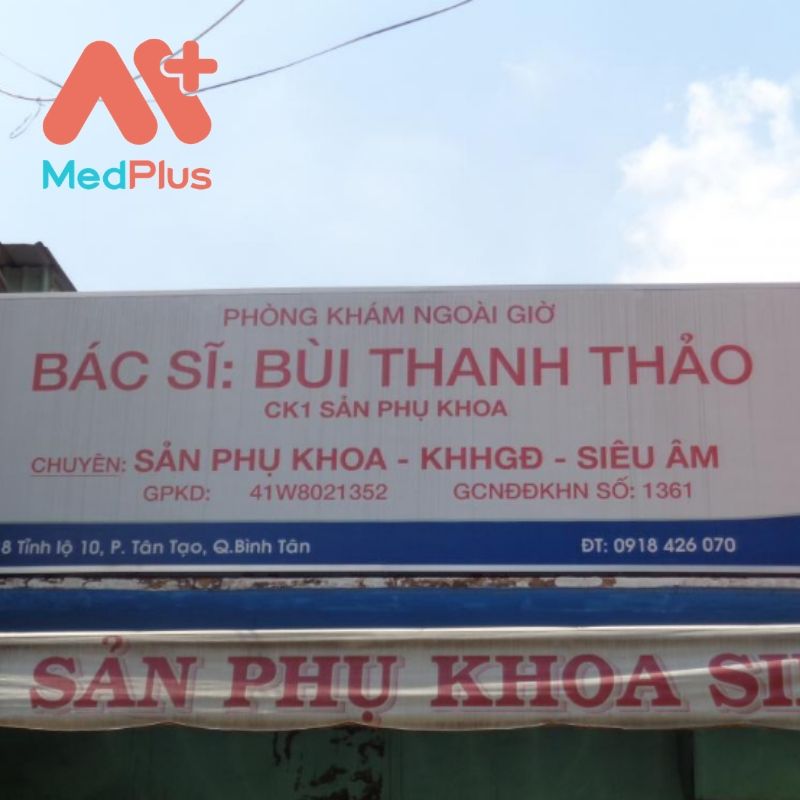 Phòng khám Sản phụ khoa và Siêu âm - BS.CKI. Bùi Thanh Thảo- địa chỉ siêu âm doppler uy tín quận Bình Tân