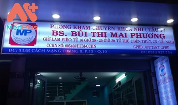 Phòng khám Nhi khoa – BS. Bùi Thị Mai Phương.