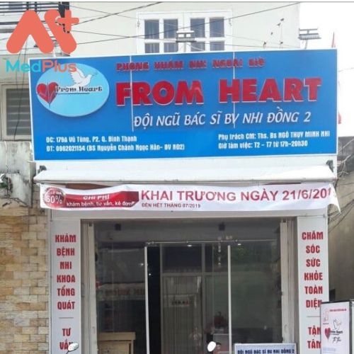 Phòng khám chuyên khoa nhi From Heart - Từ Tâm quận Bình Thạnh