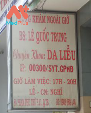 Phòng khám của bác sĩ Lê Quốc Trung