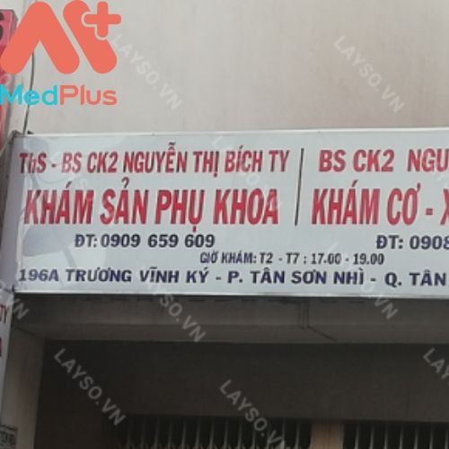 Phòng khám sản phụ khoa - BS Nguyễn Thị Bích Ty