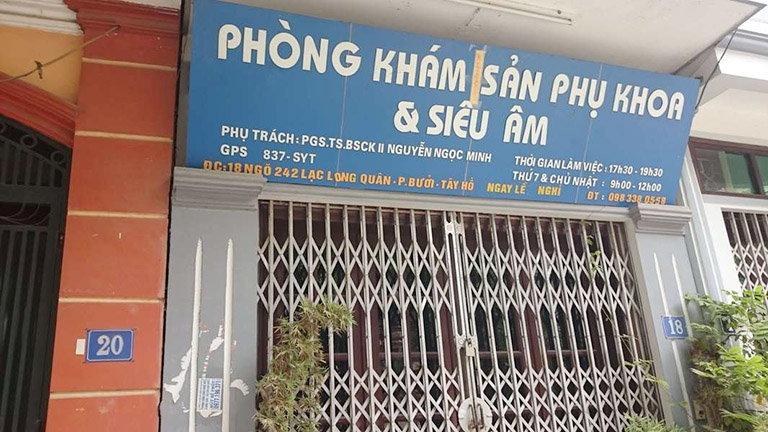 Phòng khám sản phụ khoa của TS.BS Nguyễn Ngọc Minh