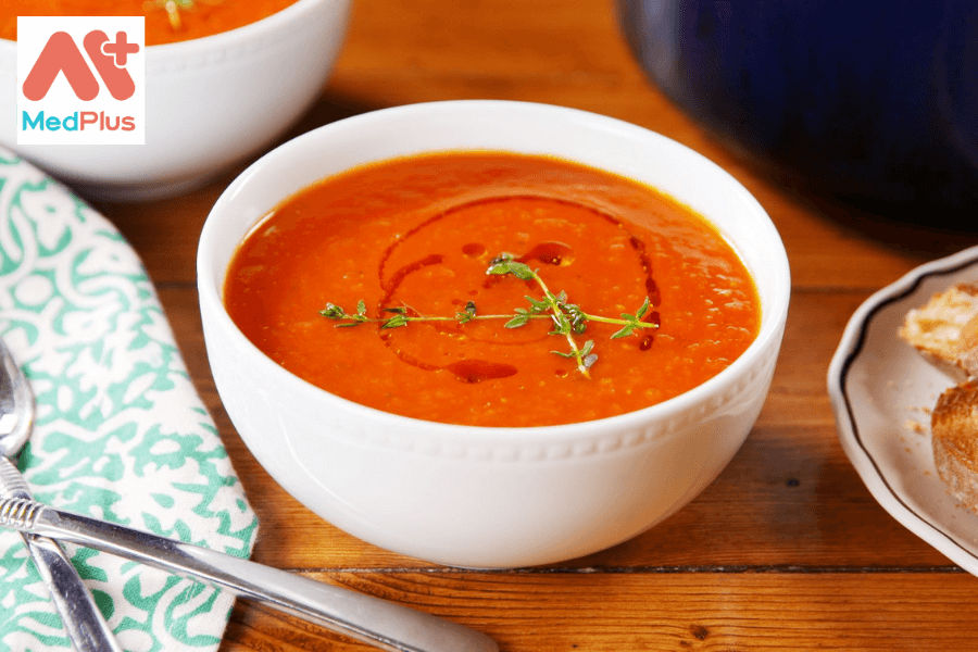 Lợi ích của súp cà chua