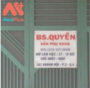 Phòng khám Sản phụ khoa – BS. Phan Văn Quyền