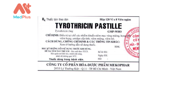 Thuốc Tyrothricin Pastille