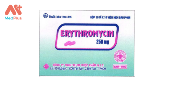 Thuốc Erythromycin 250 mg (N.I.C)