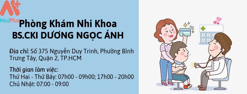 Thông tin phòng khám Nhi khoa của BS Dương Ngọc Ánh