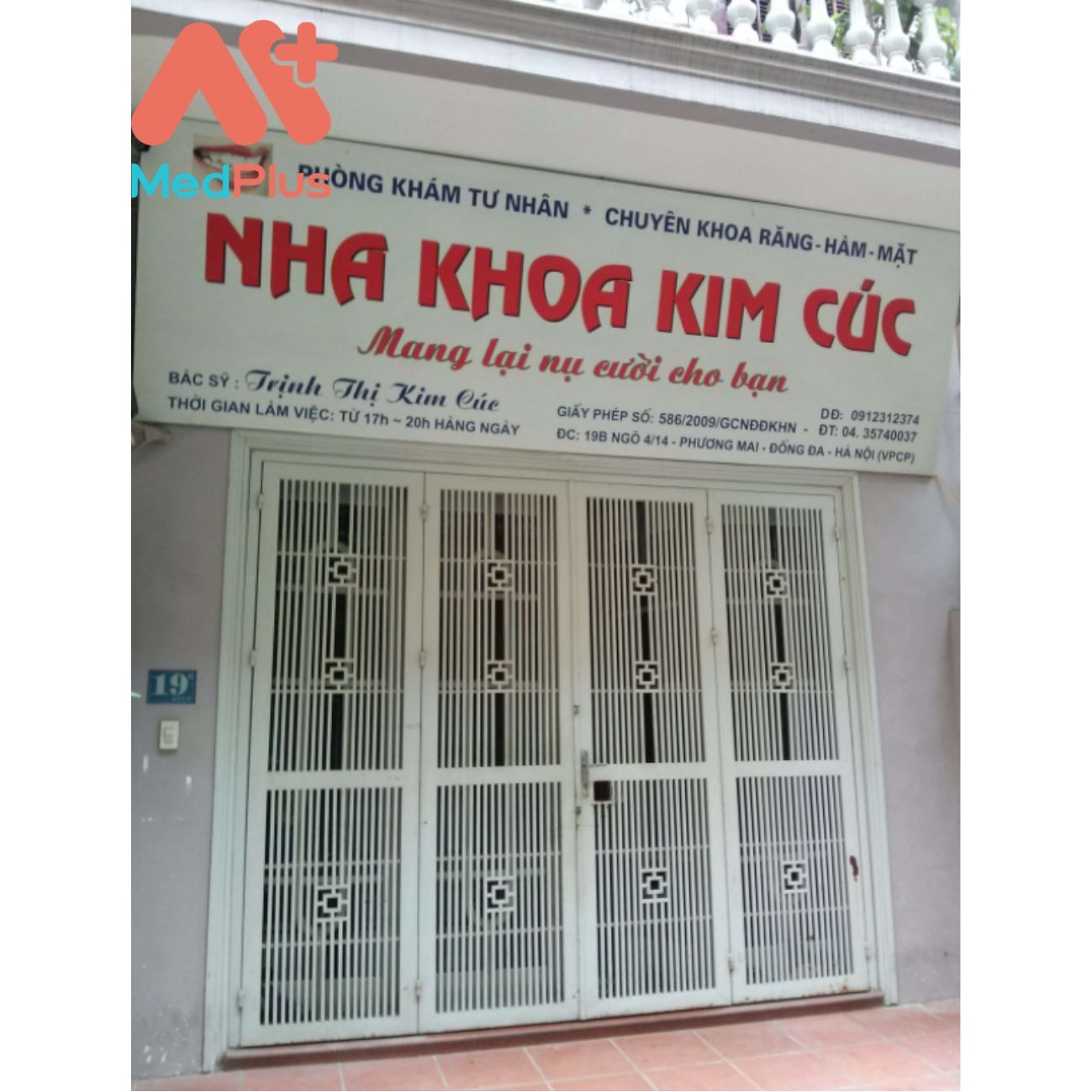 Nha khoa Kim Cúc - bác sĩ Trịnh Thị Kim Cúc - Medplus.vn