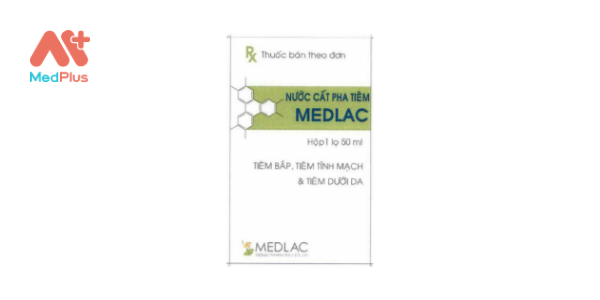 Nước cất pha tiêm Medlac