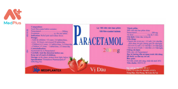 Paracetamol 200 mg
