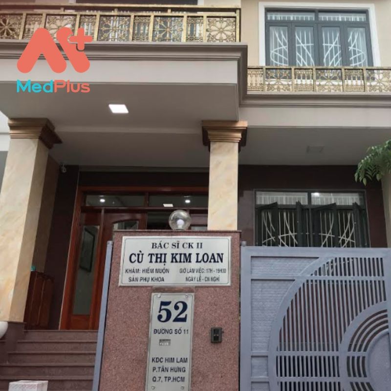 Phòng khám Hiếm muộn và Sản phụ khoa - BS.CKII. Cù Thị Kim Loan- địa chỉ khám hiếm muộn uy tín quận 7