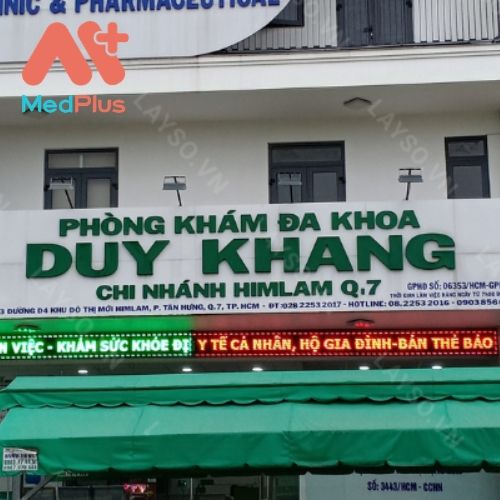 Phòng khám Đa khoa Duy Khang - Chi nhánh Him Lam- địa chỉ khám hiv uy tín quận 7