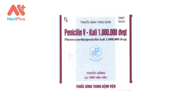 Thuốc Penicilin V Kali 1.000.000 đ.v.q.t.