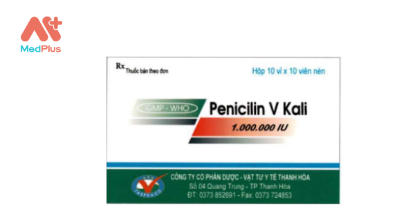 Thuốc Penicilin V Kali 1.000.000 IU