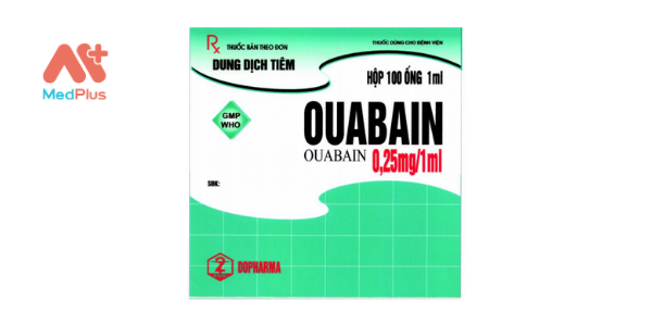 Thuốc Ouabain 0.25 mg/1 ml
