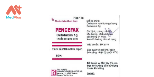 Thuốc Pencefax 1g 