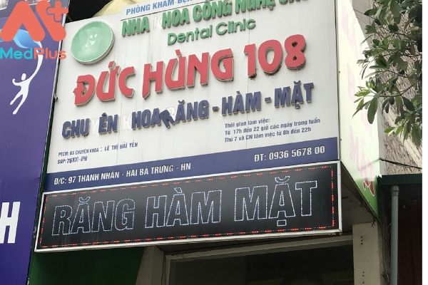 Bảng tên phòng khám nha khoa Đức Hùng 108