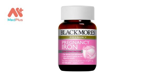 Blackmores Pregnancy Iron giúp bổ sung sắt hiệu quả cho bà bầu