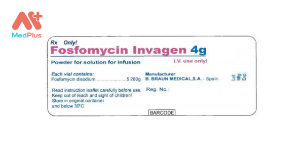 Fosfomycin Invagen 4g