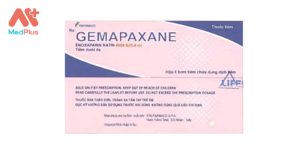 Gemapaxane Enoxaparin Sodium 4000 IU/0,4ml