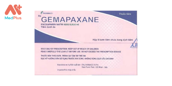 Gemapaxane Enoxaparin Sodium 6000 IU/0,6ml