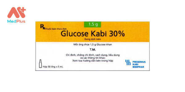Thuốc Glucose Kabi 30%: Liều dùng & lưu ý, hướng dẫn sử dụng, tác dụng phụ 128 Glucose Kabi 30%