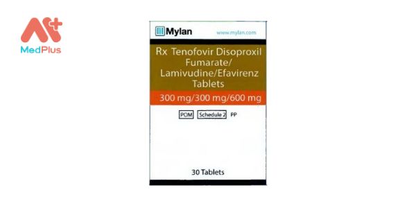 Tenofovir Disoproxil Fumarate, Lamivudine and Efavirenz Tablets 300mg/300mg/600mg
