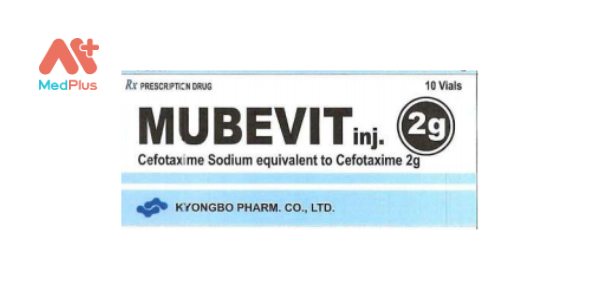 Thuốc Mubevit Inj. 2g: Liều dùng & lưu ý, hướng dẫn sử dụng, tác dụng phụ 128 Mubevit Inj. 2g