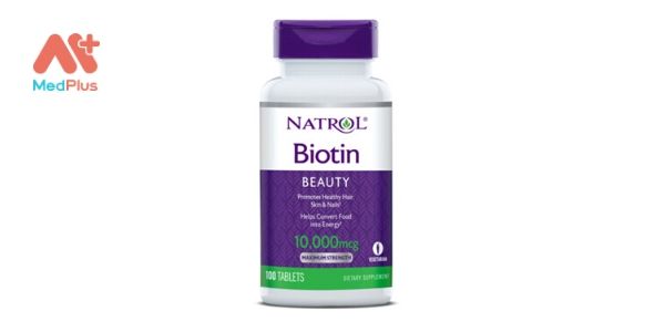 Viên thuốc trị rụng tóc Natrol Biotin
