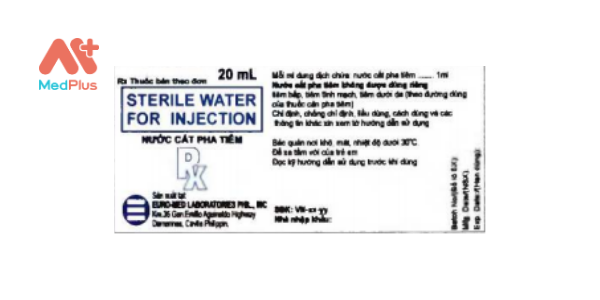 Sterile water for injection
