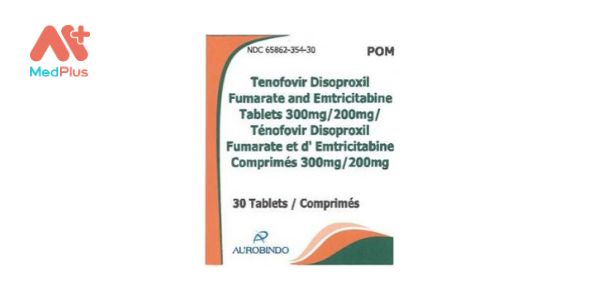 Thuốc Tenofovir Disoproxil Fumarate and Emtricitabine Tablets 300mg/200mg: Liều dùng & lưu ý, hướng dẫn sử dụng, tác dụng phụ 128 Tenofovir Disoproxil Fumarate and Emtricitabine Tablets 300mg/200mg