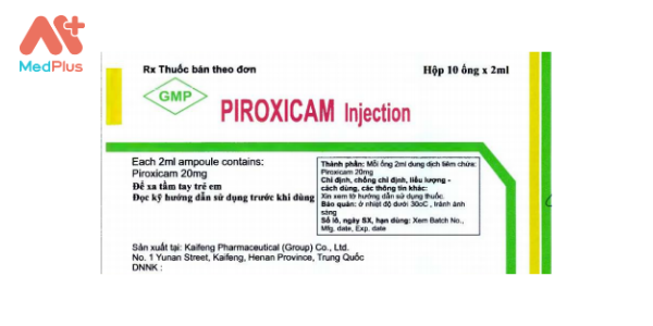 Thuốc Piroxicam Injection: Liều dùng & lưu ý, hướng dẫn sử dụng, tác dụng phụ 128 Thuốc Piroxicam Injection