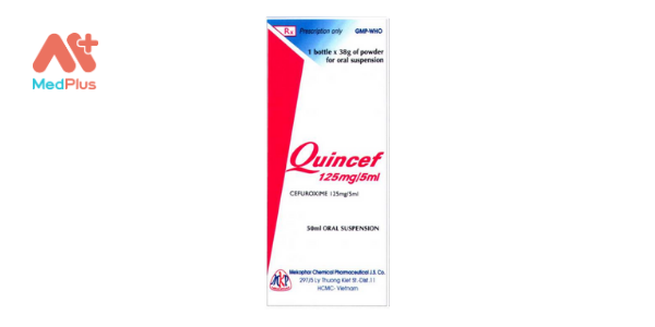 Thuốc Quincef 125mg/5ml