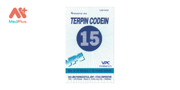 Thuốc Terpin Codein 15