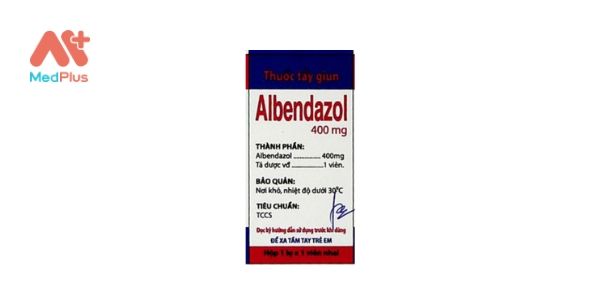 Thuốc tẩy giun Albendazol 400mg