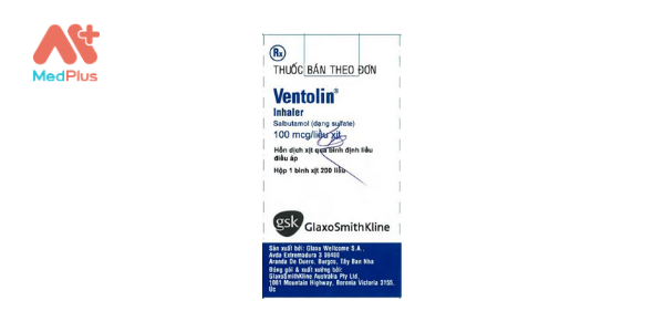 Thuốc Ventolin Inhaler: Liều dùng & lưu ý, hướng dẫn sử dụng, tác dụng phụ 128 Ventolin Inhaler