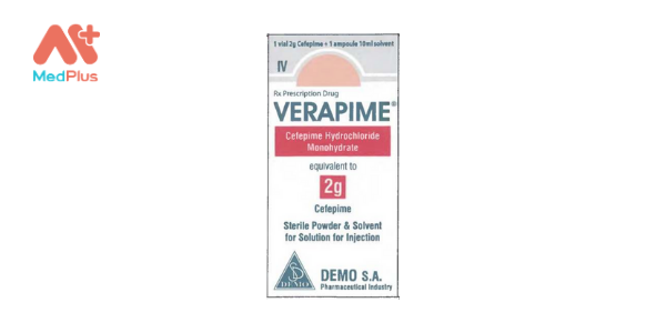 Thuốc Verapime: Liều dùng & lưu ý, hướng dẫn sử dụng, tác dụng phụ 130 Verapime