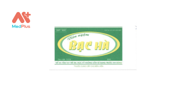 Thuốc Viên ngậm bạc hà: Liều dùng & lưu ý, hướng dẫn sử dụng, tác dụng phụ 128 Viên ngậm bạc hà