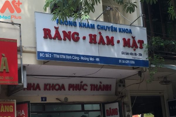 phòng khám chuyên khoa răng hàm mặt của BS Thành